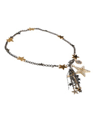 Dolce & Gabbana Silver Gold Brass Embellished Waist Chain Belt -   -  Dolce & Gabbana.