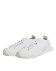 Dolce & Gabbana White Leather Low Top NS1 Sneakers Shoes -   -  Dolce & Gabbana.