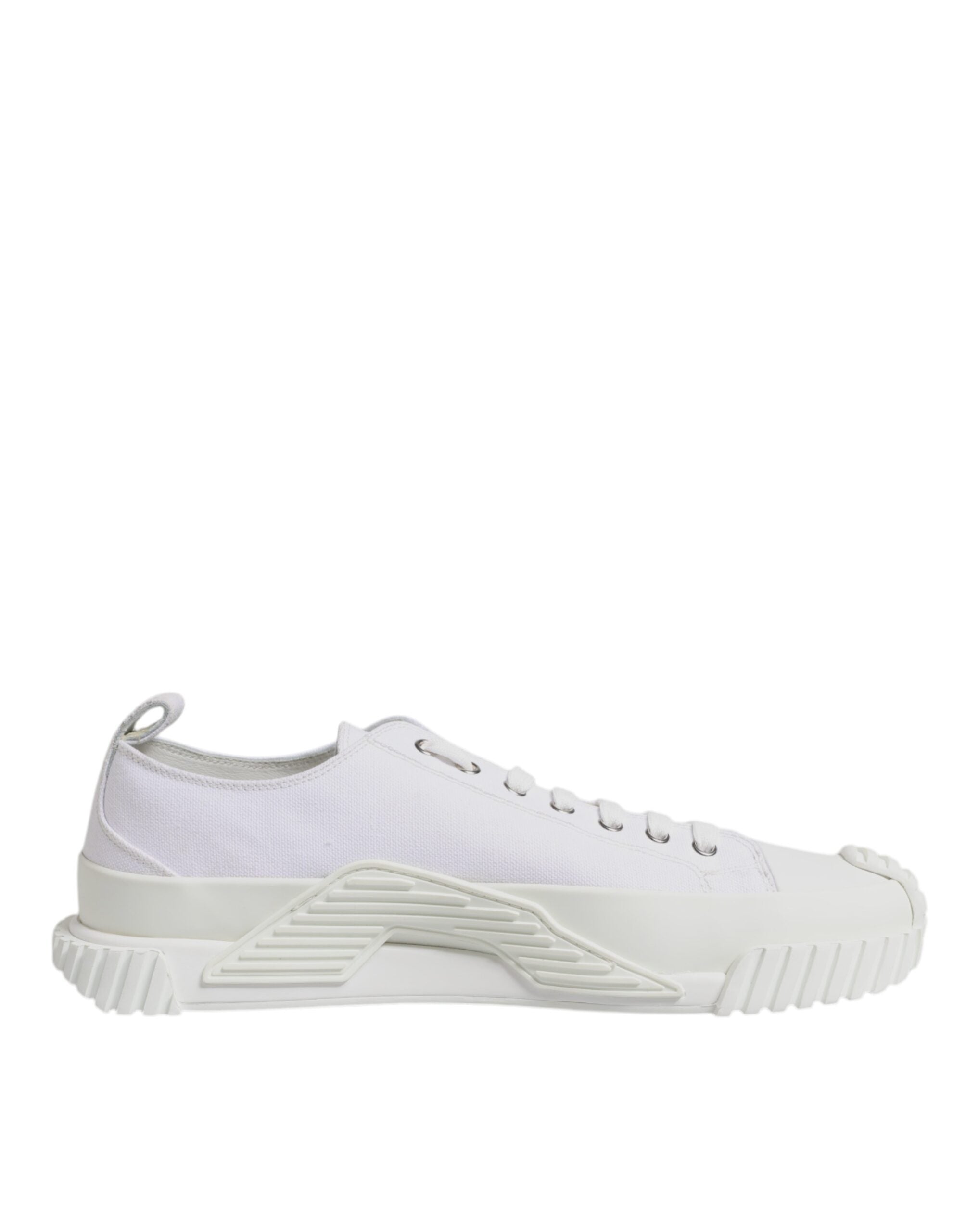 Dolce & Gabbana White Leather Low Top NS1 Sneakers Shoes -   -  Dolce & Gabbana.