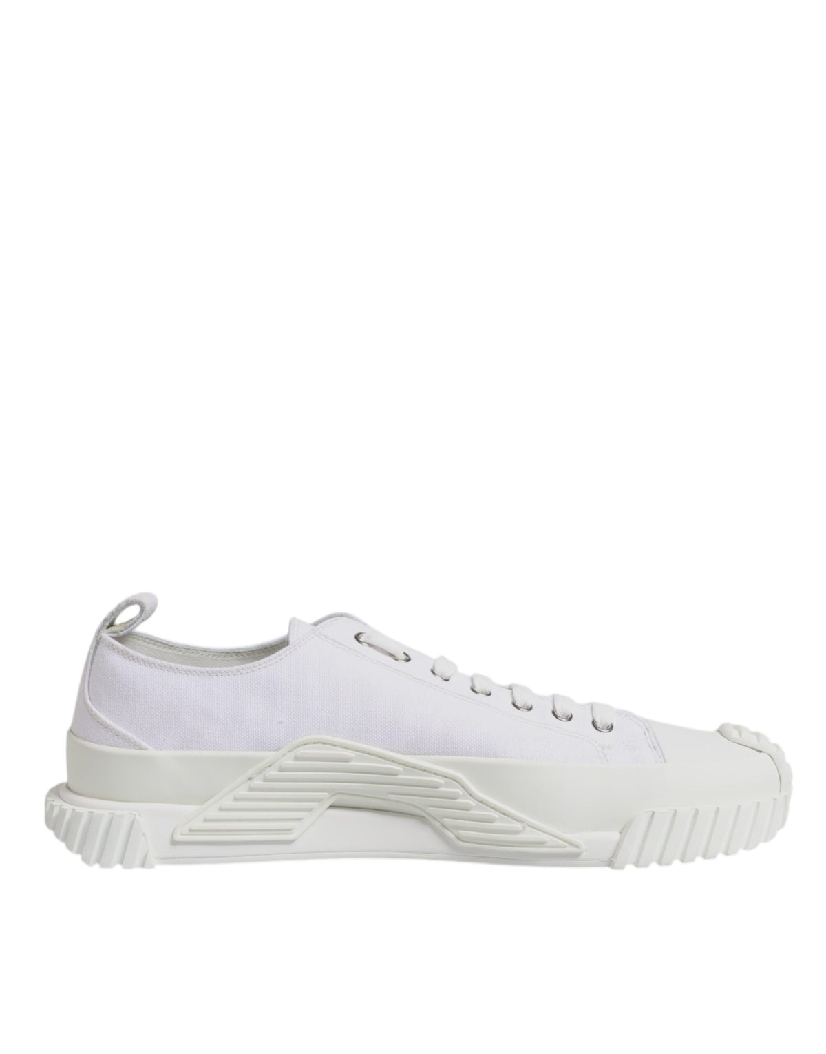 Dolce & Gabbana White Leather Low Top NS1 Sneakers Shoes -   -  Dolce & Gabbana.