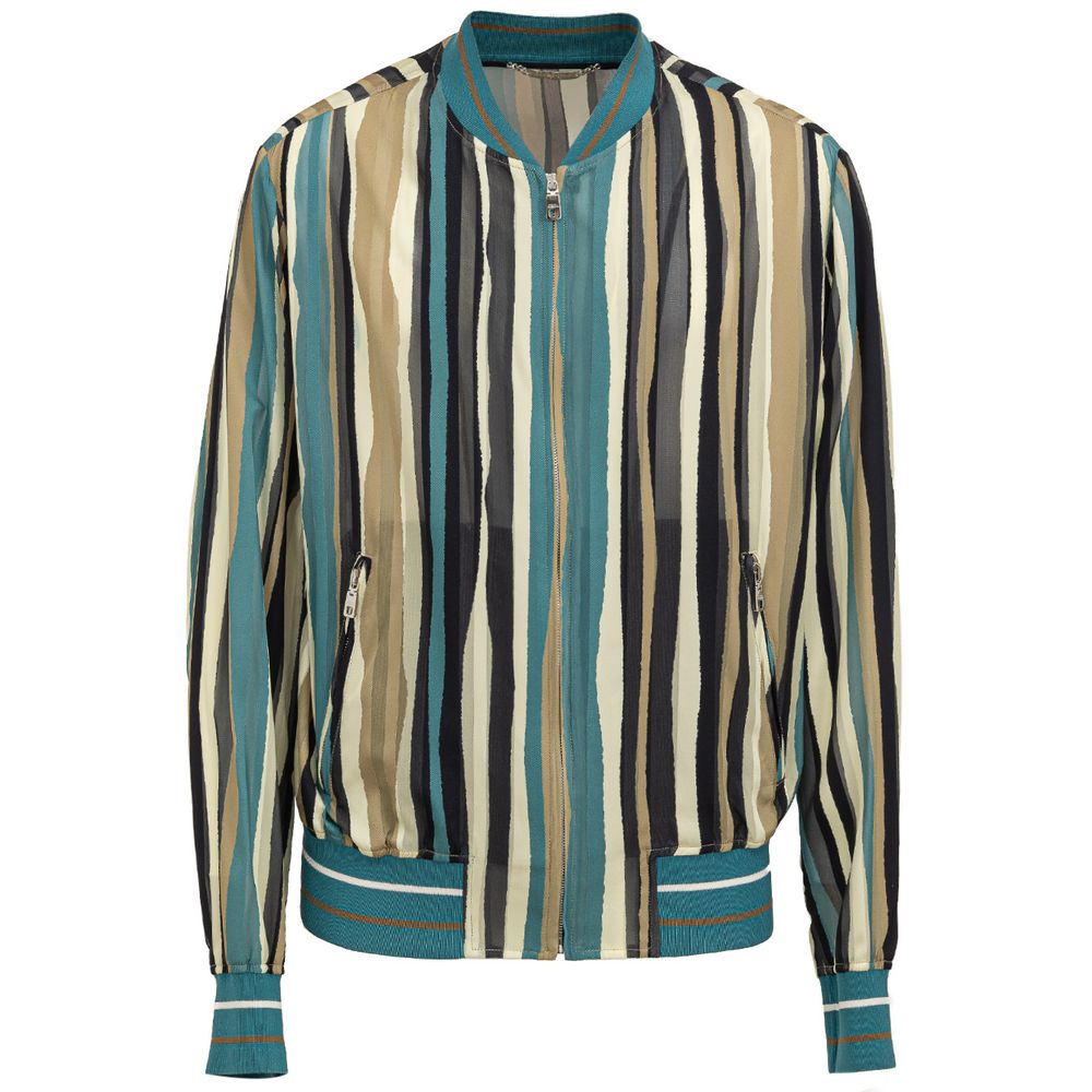 Dolce & Gabbana Multicolor Viscose Jackets & Coat - - Dolce & Gabbana.
