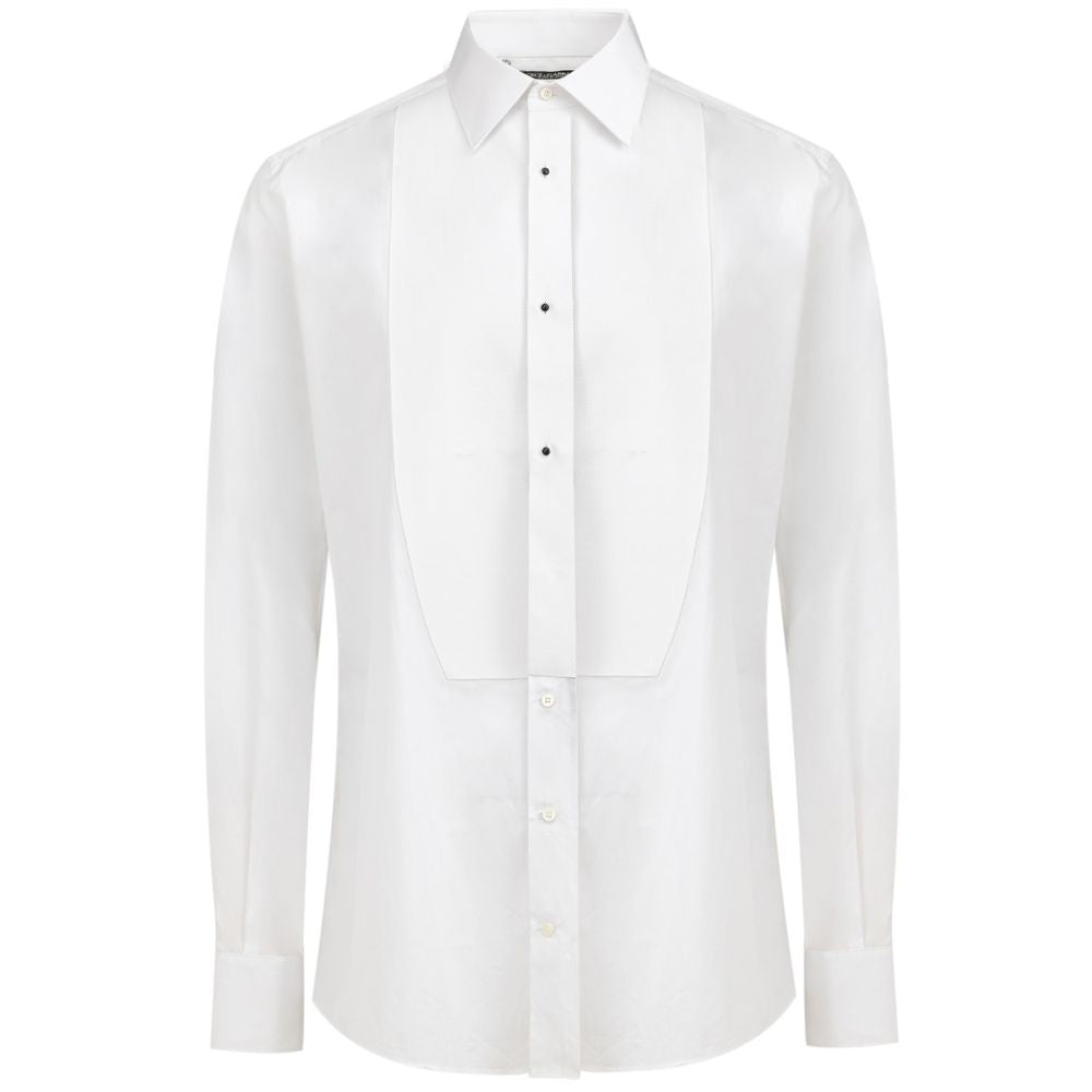 Dolce & Gabbana White Cotton Shirt - - Dolce & Gabbana.