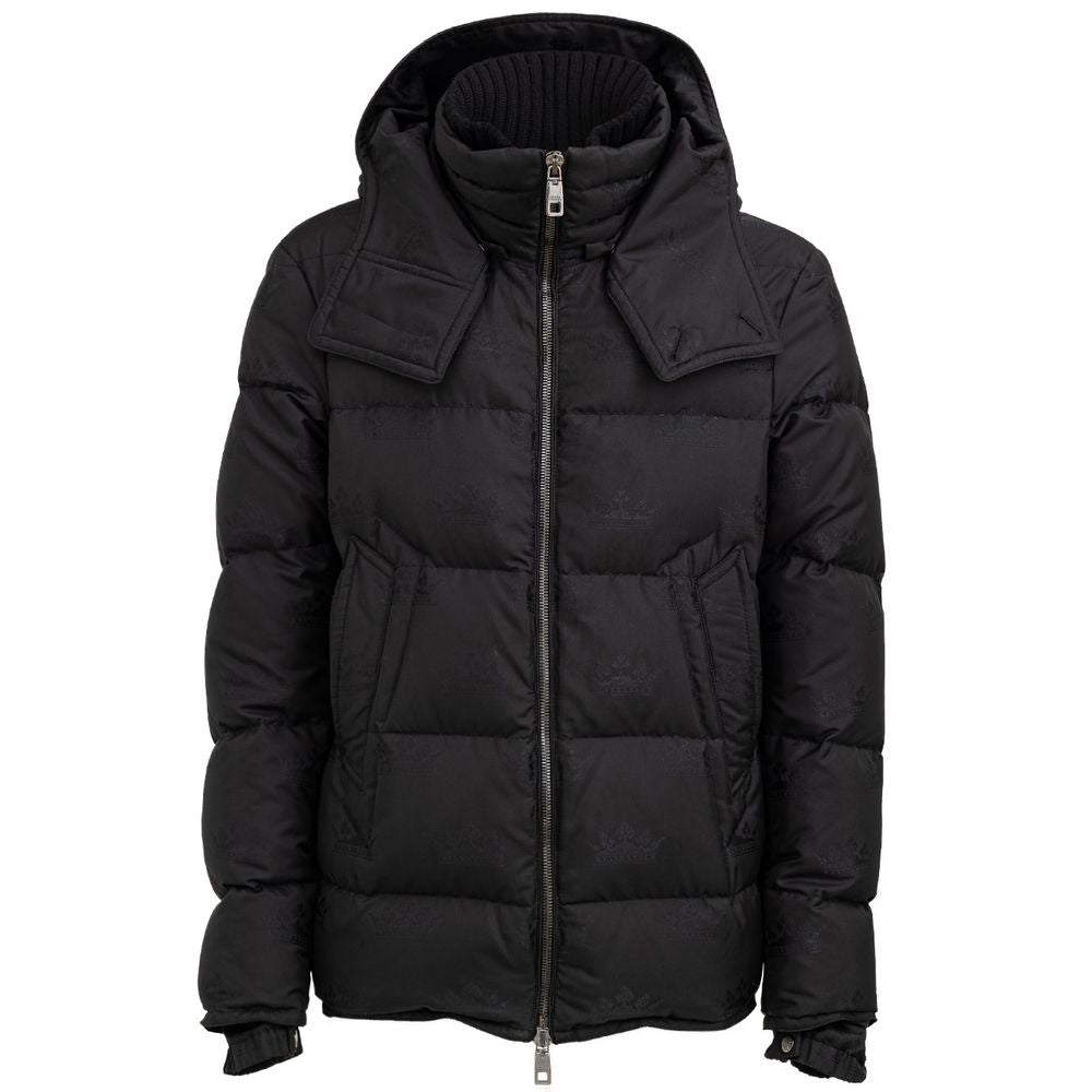 Dolce & Gabbana Black Cotton Jackets & Coat - - Dolce & Gabbana.