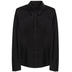 Dolce & Gabbana Black Cotton Shirt - - Dolce & Gabbana.