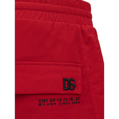 Dolce & Gabbana Red Polyamide Pant - - Dolce & Gabbana.