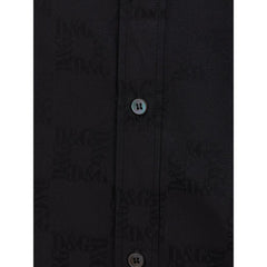 Dolce & Gabbana Black Cotton Shirt - - Dolce & Gabbana.