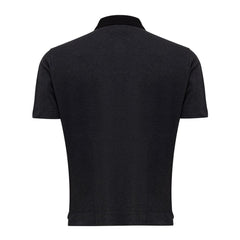 Fendi Black Cotton Polo Shirt -   -  Fendi.