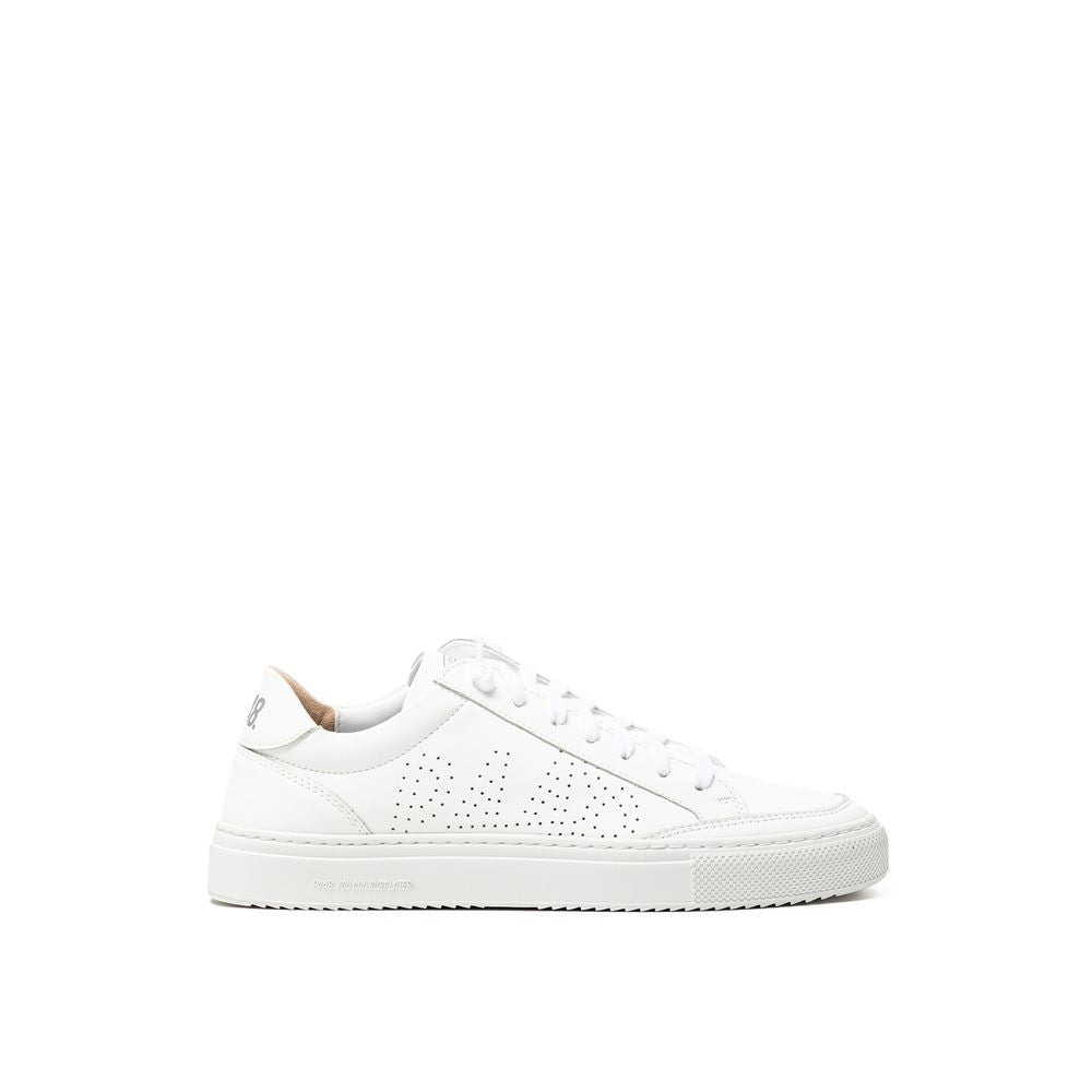 P448 White Leather Sneaker -   -  P448.