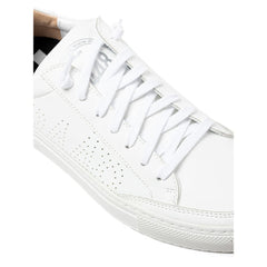 P448 White Leather Sneaker -   -  P448.