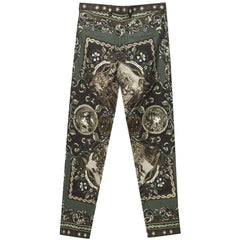 Dolce & Gabbana Green Cotton Pant - - Dolce & Gabbana.
