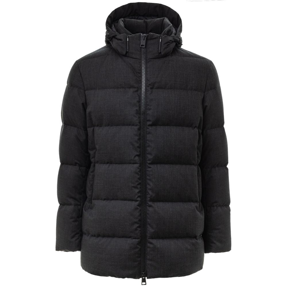 Herno Black Polyester Jackets & Coat -   -  Herno.