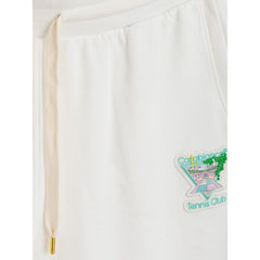 Casablanca White Cotton Athletic Pant -   -  Casablanca.