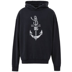 Dolce & Gabbana Blue Cotton Sweatshirt - - Dolce & Gabbana.