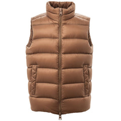 Herno Brown Polyamide Sleveless Jacket -  Vests for Men Suits -  Herno.
