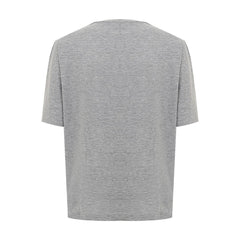Dsquared² Elegant Gray Cotton Top for Women -   -  Dsquared².