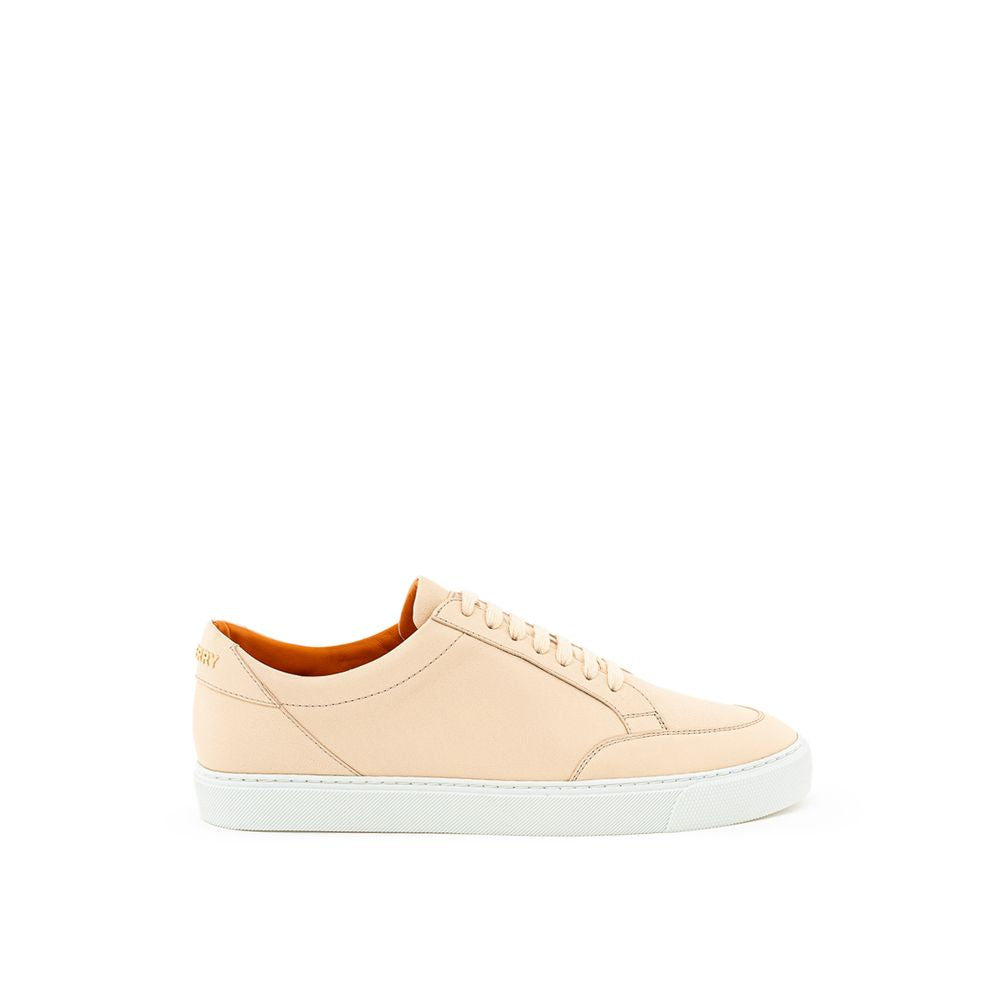 Burberry Pink Leather Sneaker -   -  Burberry.