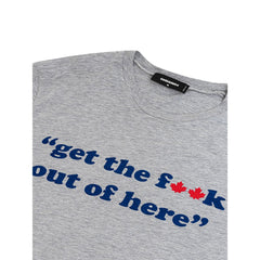 Dsquared² Gray Cotton T-Shirt -   -  Dsquared².