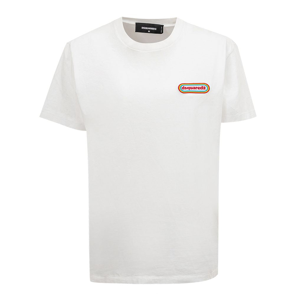 Dsquared² Chic White Cotton Staple Tee -   -  Dsquared².