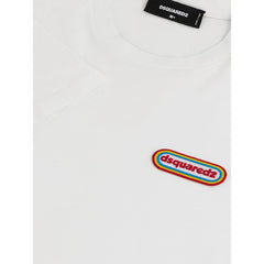 Dsquared² Chic White Cotton Staple Tee -   -  Dsquared².