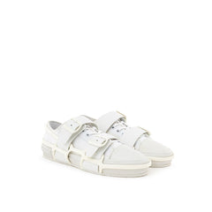Burberry White Cotton Sneaker -   -  Burberry.