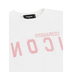Dsquared² Elegant Cotton White Tee for Stylish Women -   -  Dsquared².