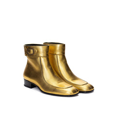 Saint Laurent Gold Leather Boot -   -  Saint Laurent.