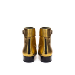 Saint Laurent Gold Leather Boot -   -  Saint Laurent.