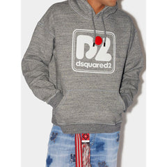 Dsquared² Gray Cotton Hoody -   -  Dsquared².