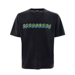 DsquaredΒ² Black Cotton T-Shirt -   -  DsquaredΒ².