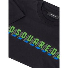 DsquaredΒ² Black Cotton T-Shirt -   -  DsquaredΒ².