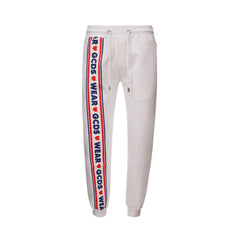 GCDS Elevate Your Wardrobe with Chic White Cotton Pants -   -  GCDS.