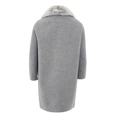 Herno Elegant Gray Wool Jacket for Timeless Style -   -  Herno.
