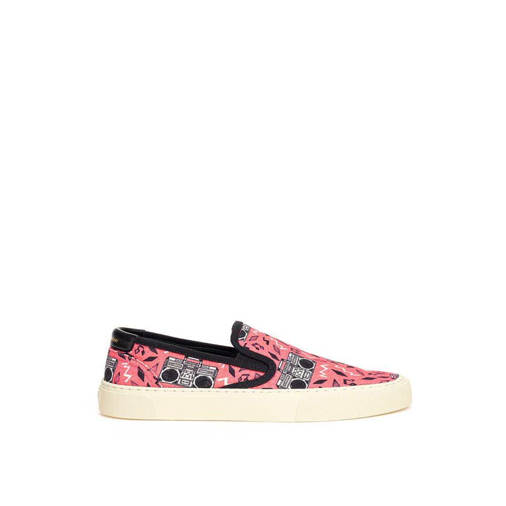 Saint Laurent Pink Cotton Sneaker -   -  Saint Laurent.