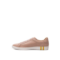 Bally Elegant Pink Cotton Leather Sneakers -   -  Bally.