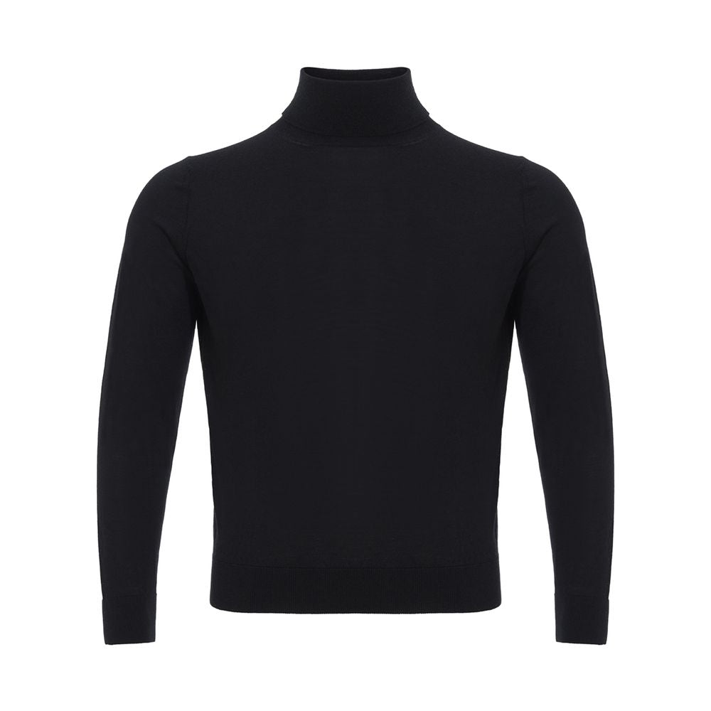 Colombo Italian Cashmere Luxury Black Sweater -   -  Colombo.