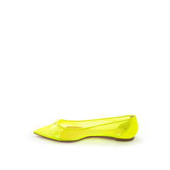 Christian Louboutin Sunshine Yellow Mesh Flat Elegance -   -  Christian Louboutin.