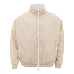 Armani Exchange Beige Polyamide Jacket for the Modern Man -   -  Armani Exchange.