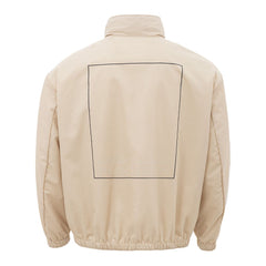 Armani Exchange Beige Polyamide Jacket for the Modern Man -   -  Armani Exchange.