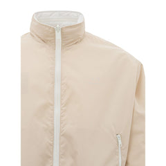 Armani Exchange Beige Polyamide Jacket for the Modern Man -   -  Armani Exchange.