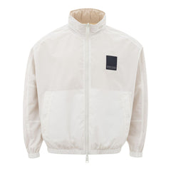 Armani Exchange Beige Polyamide Jacket for the Modern Man -   -  Armani Exchange.