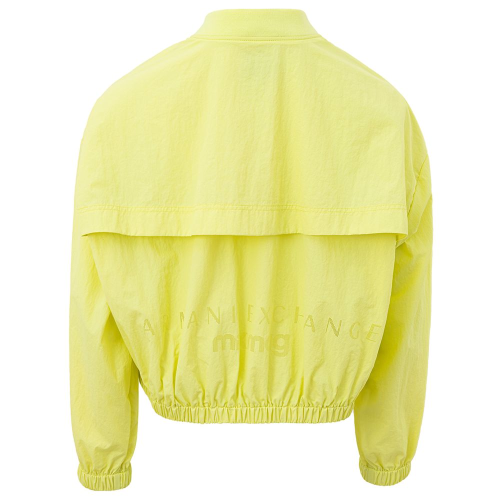 Armani Exchange Chic Yellow Polyamide Jacket for Women -   -  Armani Exchange. Armani Exchange Chic Yellow Polyamide Jacket for Women -   -  Armani Exchange.