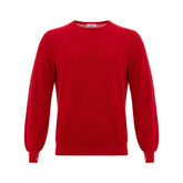 Gran Sasso Red Cotton Sweater -   -  Gran Sasso.