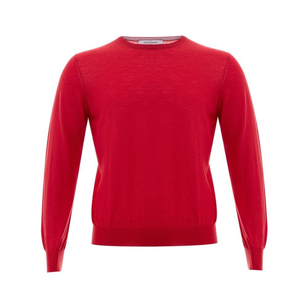 Gran Sasso Elegant Red Wool Sweater for Men -   -  Gran Sasso.