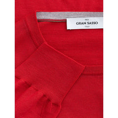 Gran Sasso Elegant Red Wool Sweater for Men -   -  Gran Sasso.