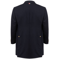 Thom Browne Elegant Wool Jacket in Signature Blue -   -  Thom Browne.
