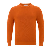 Gran Sasso Italian Cotton Chic Orange Sweater -   -  Gran Sasso.