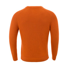 Gran Sasso Italian Cotton Chic Orange Sweater -   -  Gran Sasso.