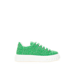 Casadei Emerald Elegance Leather Sneakers -   -  Casadei.
