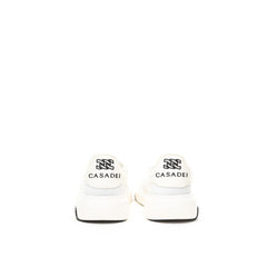 Casadei Elegant White Leather Sneakers -   -  Casadei.