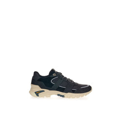 Lardini Black Suede Leather Sneaker -   -  Lardini.